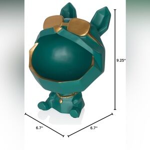 Candy Dish Key Bowl - Large Big Mouth Bulldog, Entryway Decor